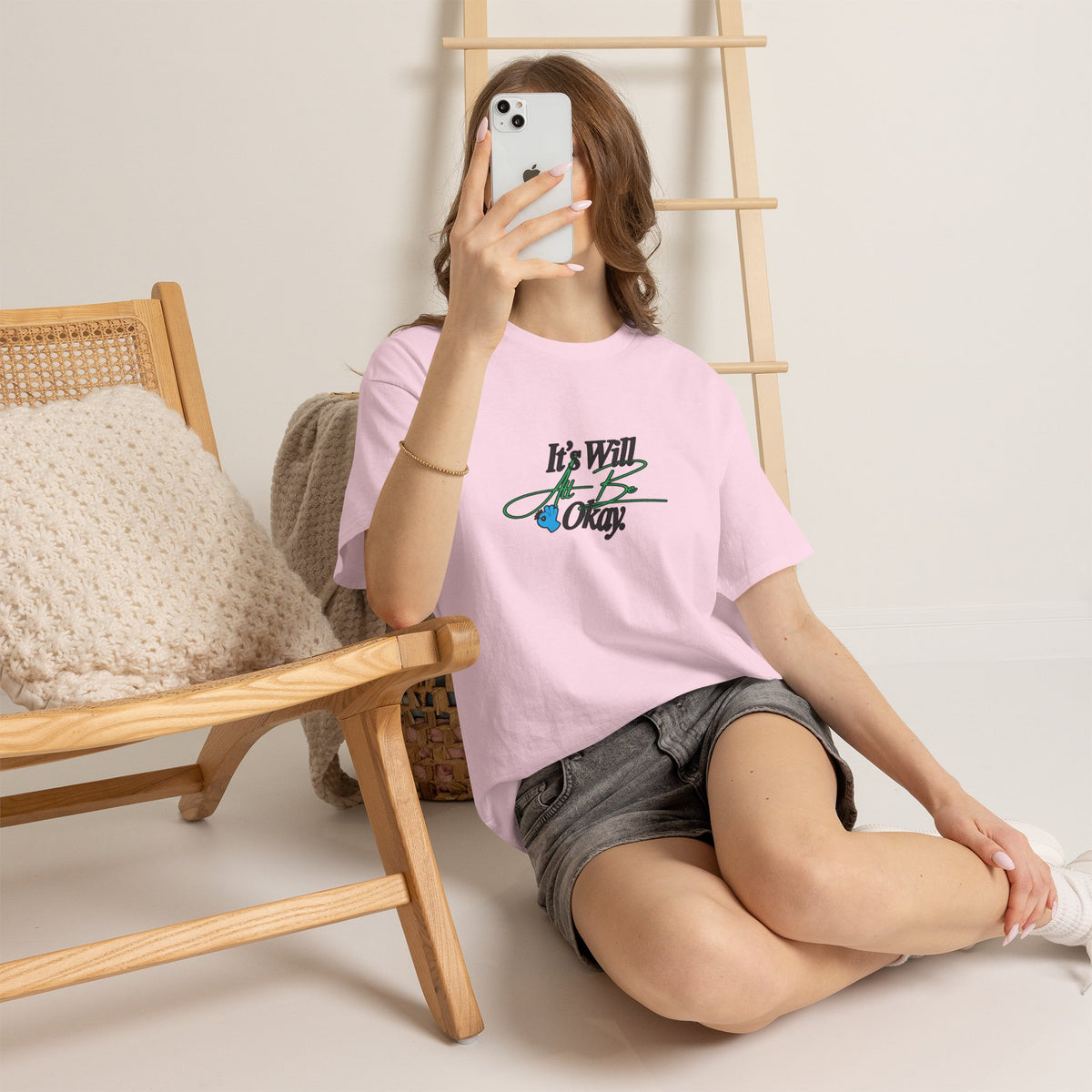 "It’s Will Be Okay" Comfort Tee — Inspirational Casual T-Shirt