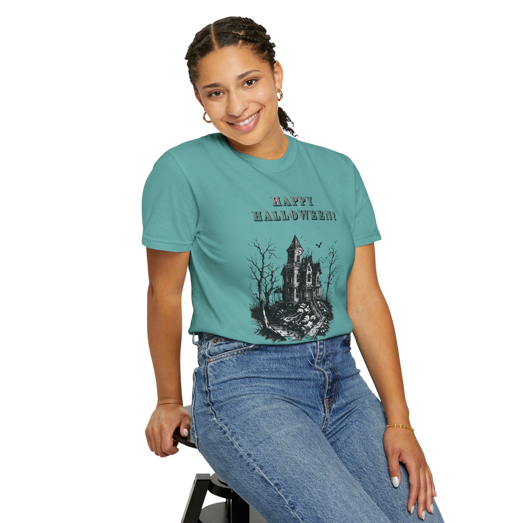 Happy Halloween Haunted House T-Shirt