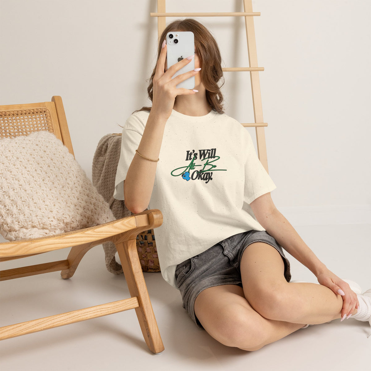 "It’s Will Be Okay" Comfort Tee — Inspirational Casual T-Shirt