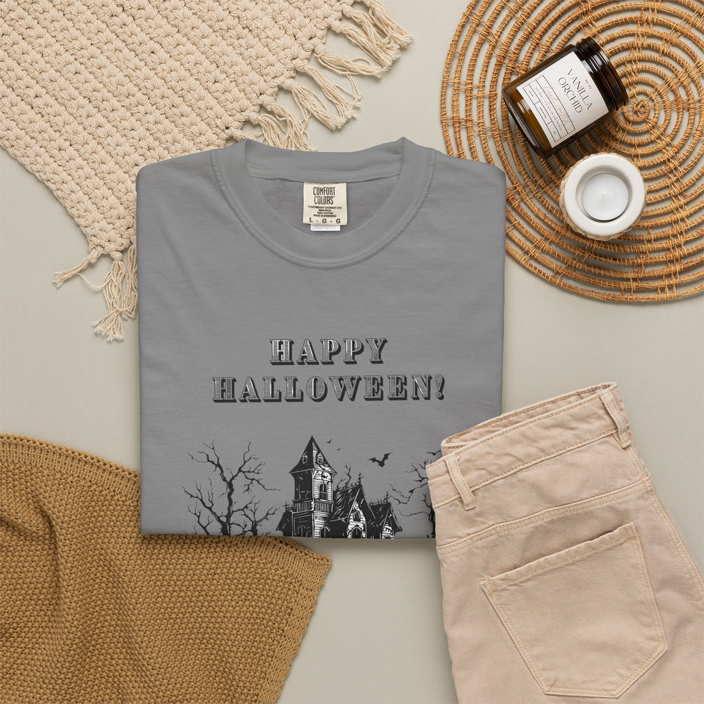 Happy Halloween Haunted House T-Shirt