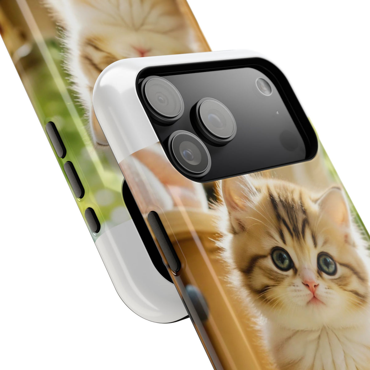 Cute Kitten Magnetic Impact-Resistant Phone Case