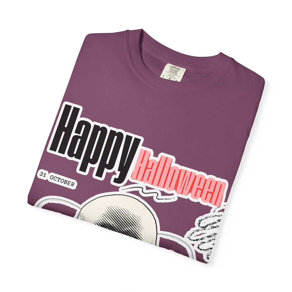 Happy Halloween Skull T-Shirt — Graphic Halloween Tee