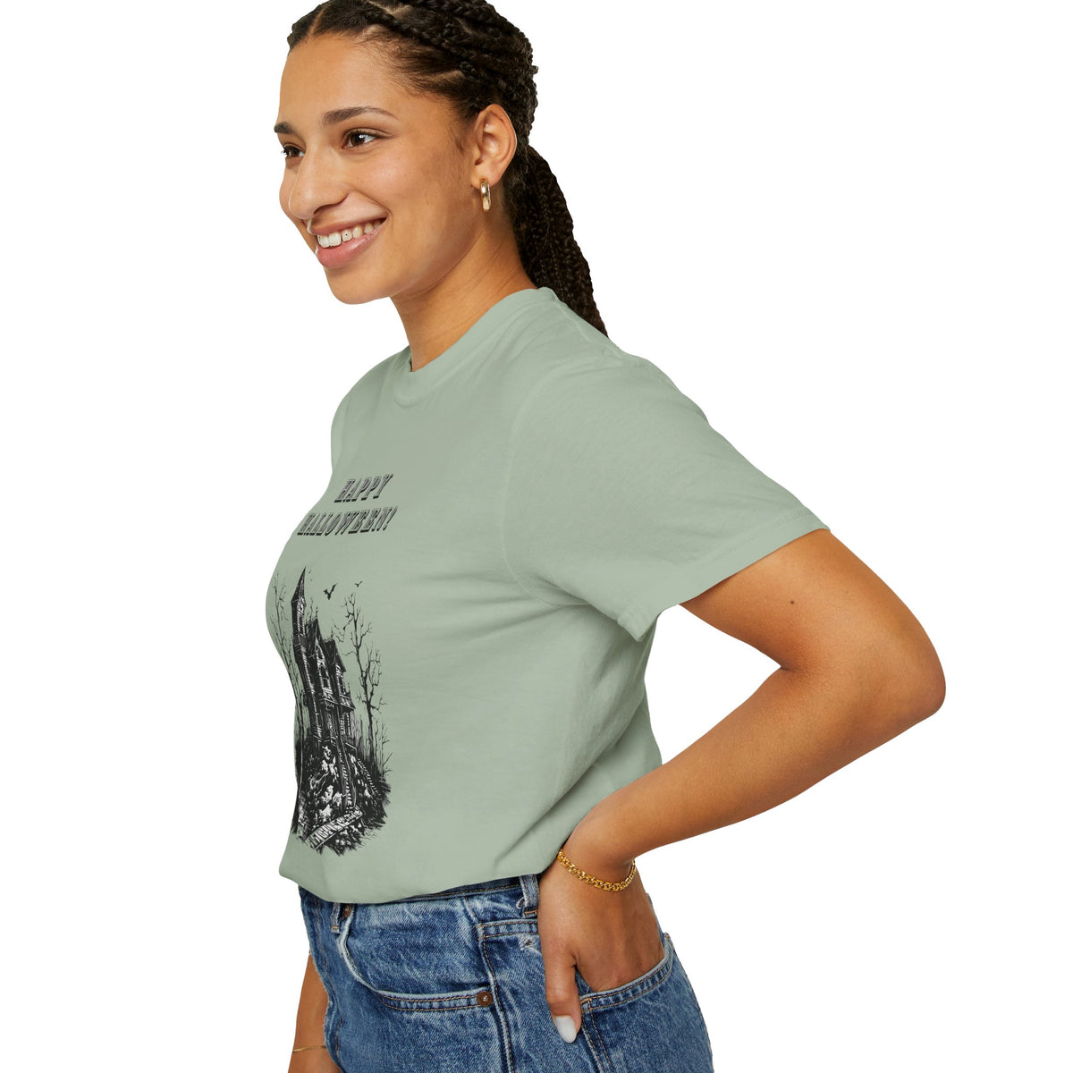 Happy Halloween Haunted House T-Shirt