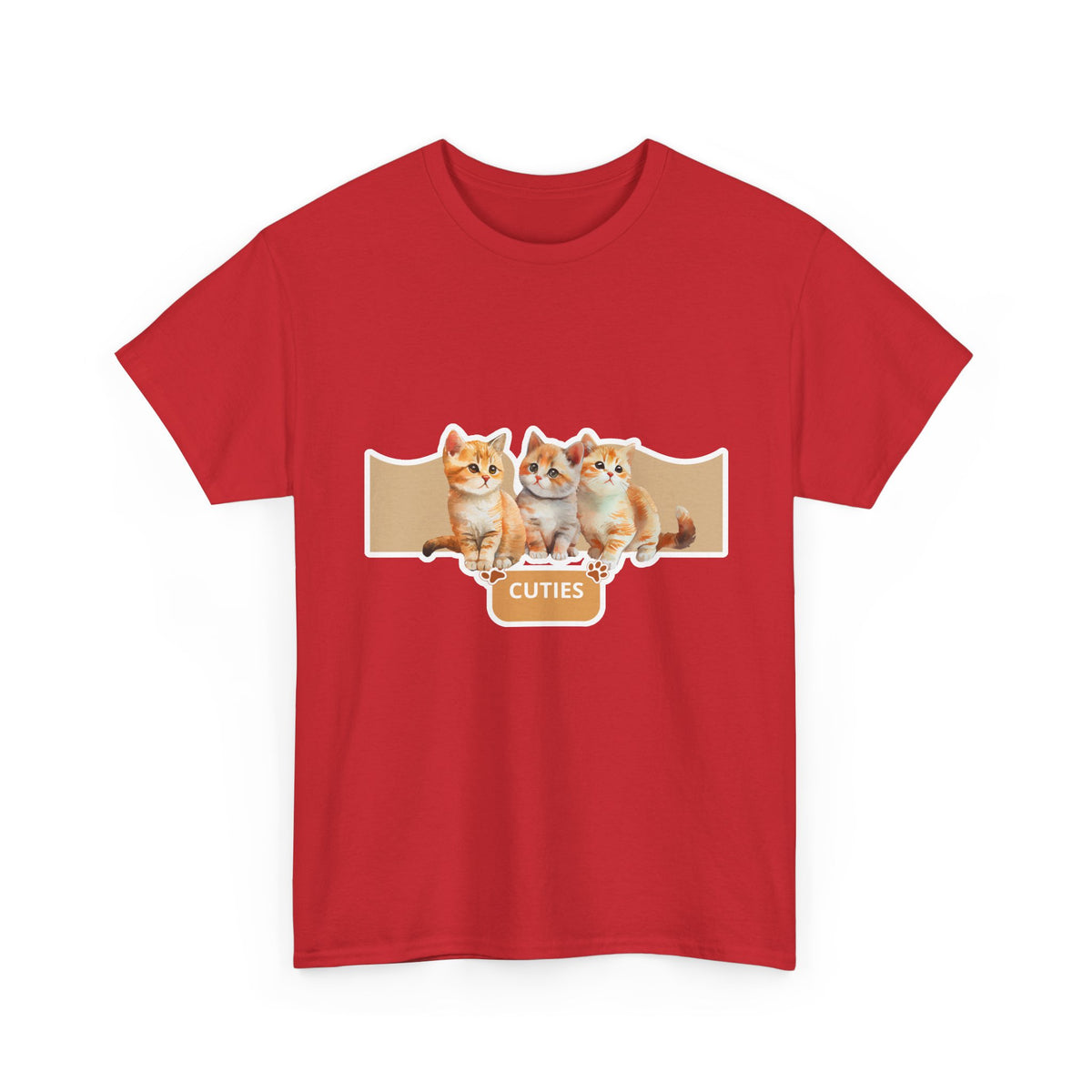 Cute Kittens "Cuties" T-Shirt - Adorable Cat Graphic Tee for Cat Lovers