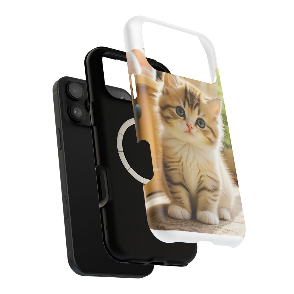 Cute Kitten Magnetic Impact-Resistant Phone Case