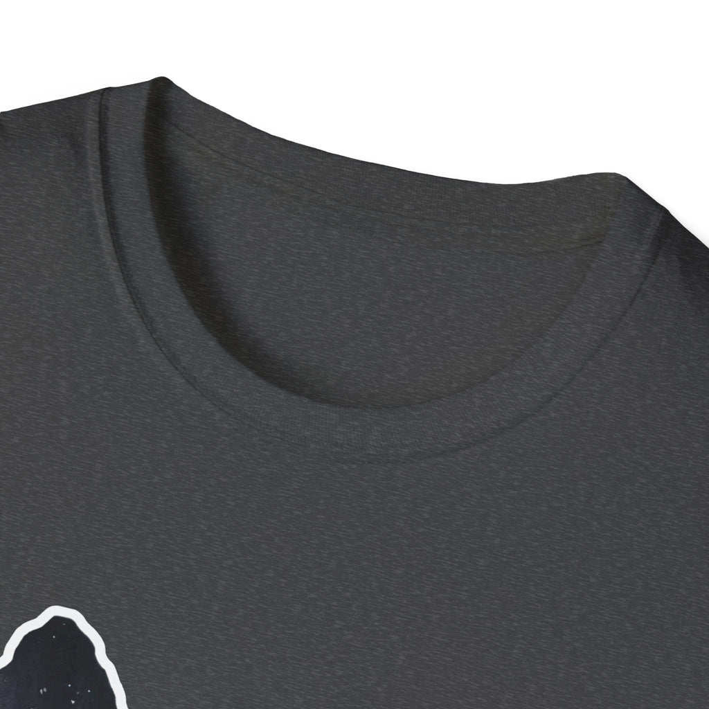 Galaxy Black Cat T-Shirt — Cosmic Cat Portrait Tee