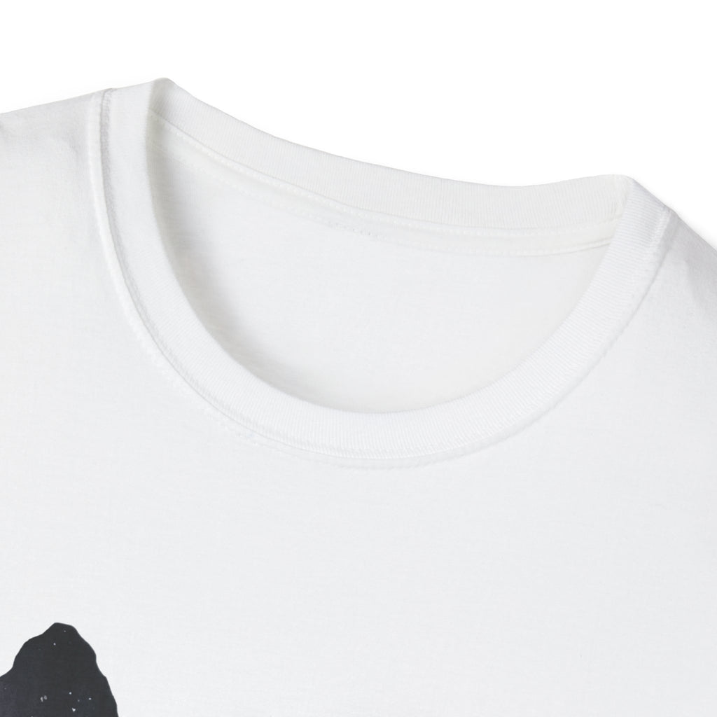 Galaxy Black Cat T-Shirt — Cosmic Cat Portrait Tee
