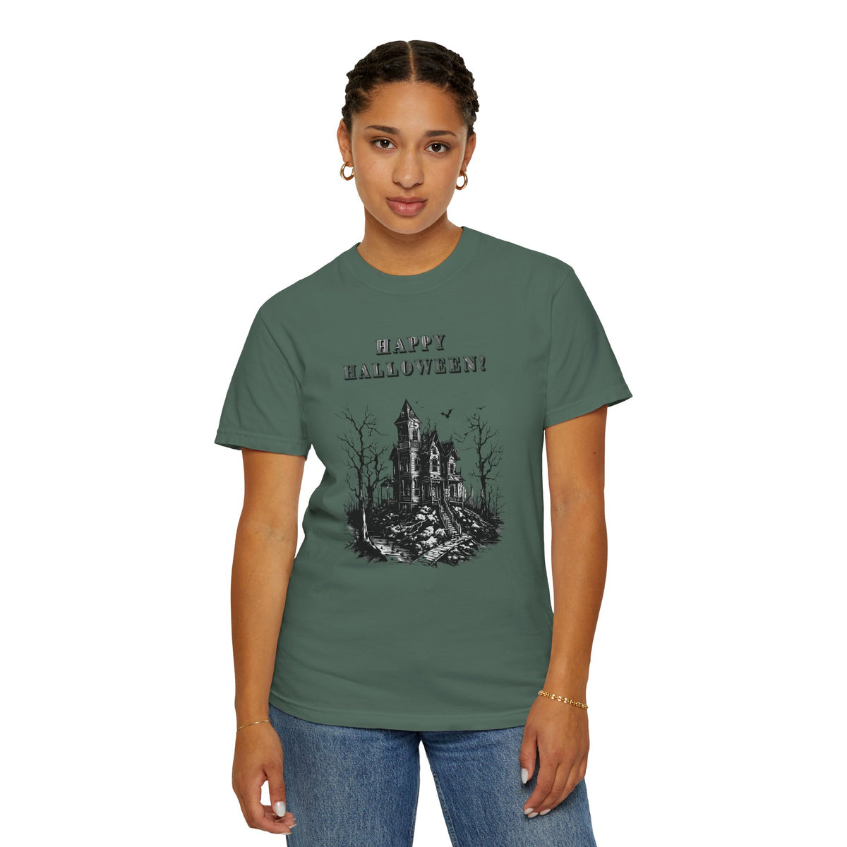 Happy Halloween Haunted House T-Shirt