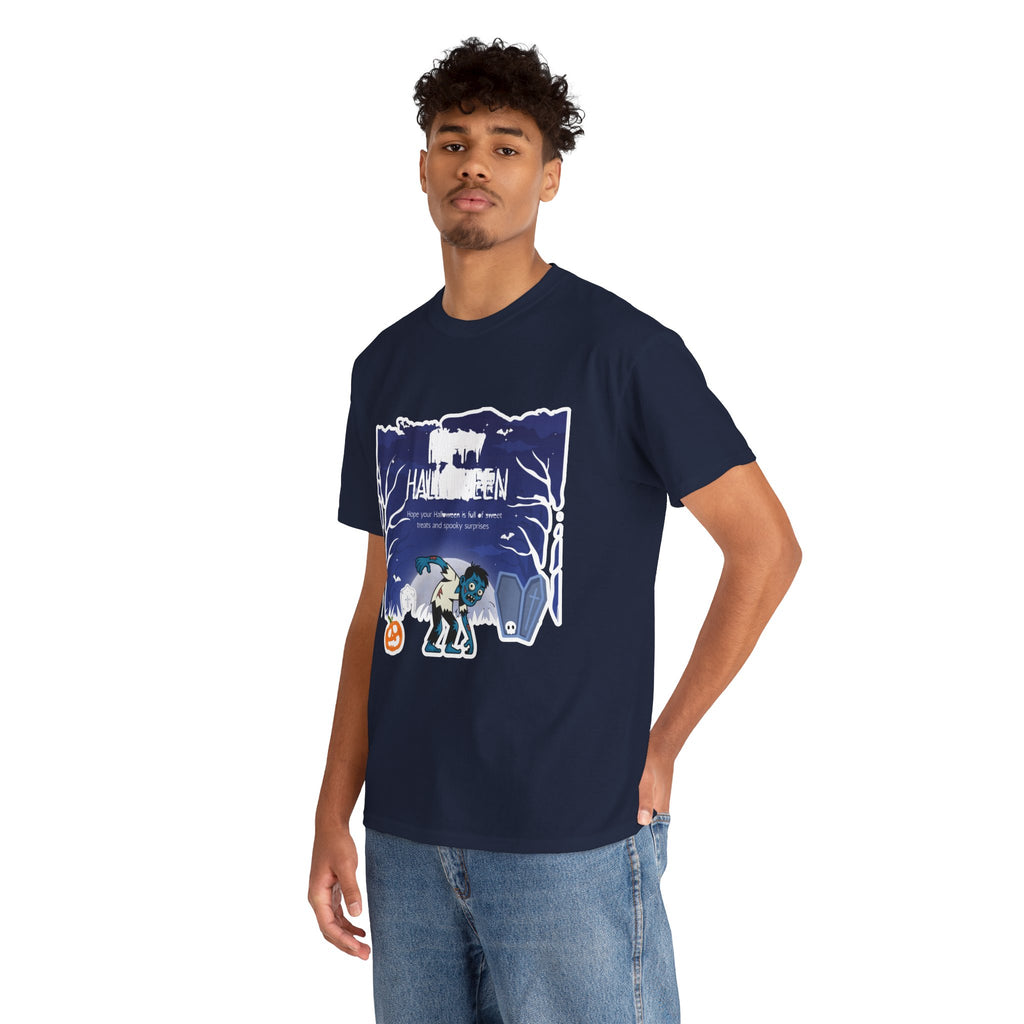 Happy Halloween Cute Witch T-Shirt — Halloween Graphic Tee for Kids & Adults