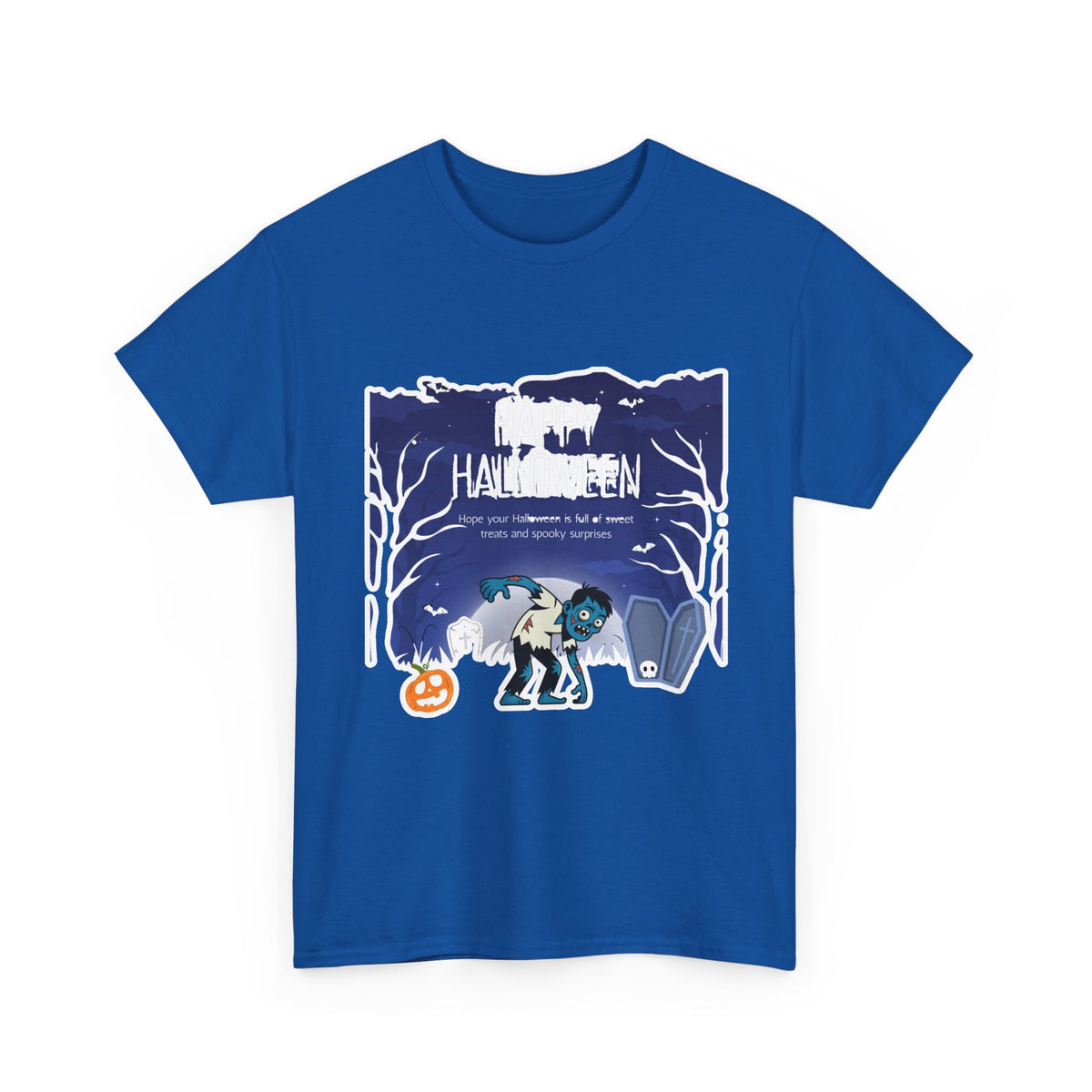 Happy Halloween Cute Witch T-Shirt — Halloween Graphic Tee for Kids & Adults