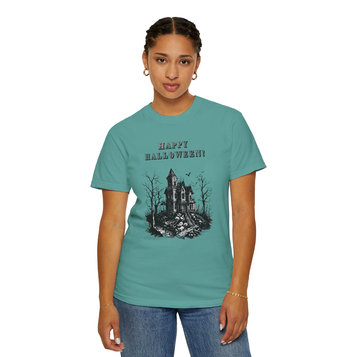 Happy Halloween Haunted House T-Shirt