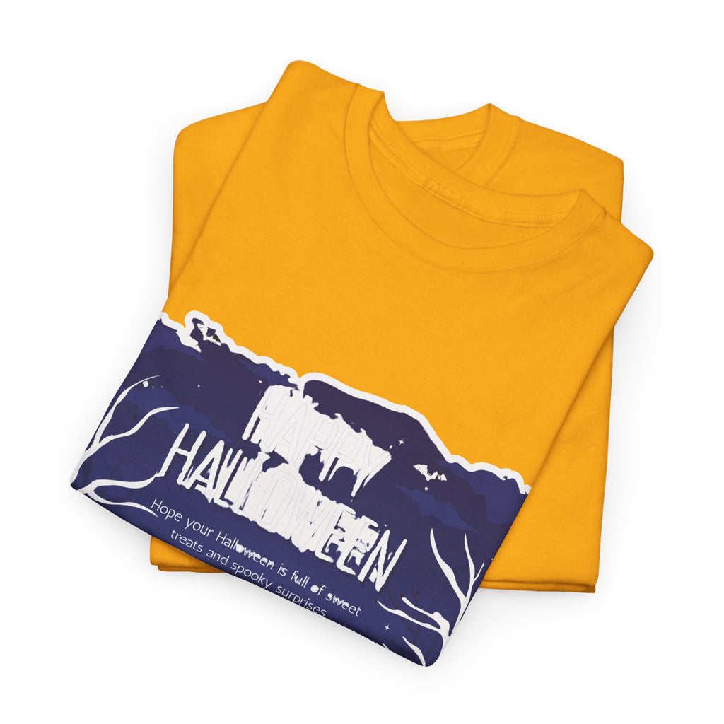Happy Halloween Cute Witch T-Shirt — Halloween Graphic Tee for Kids & Adults
