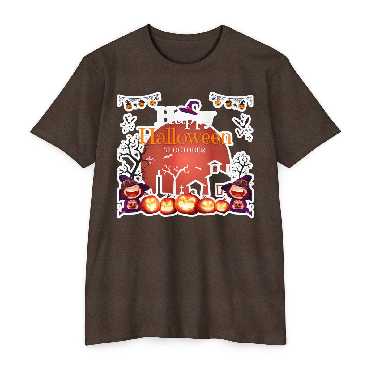 Halloween Pumpkin Haunted House T-Shirt