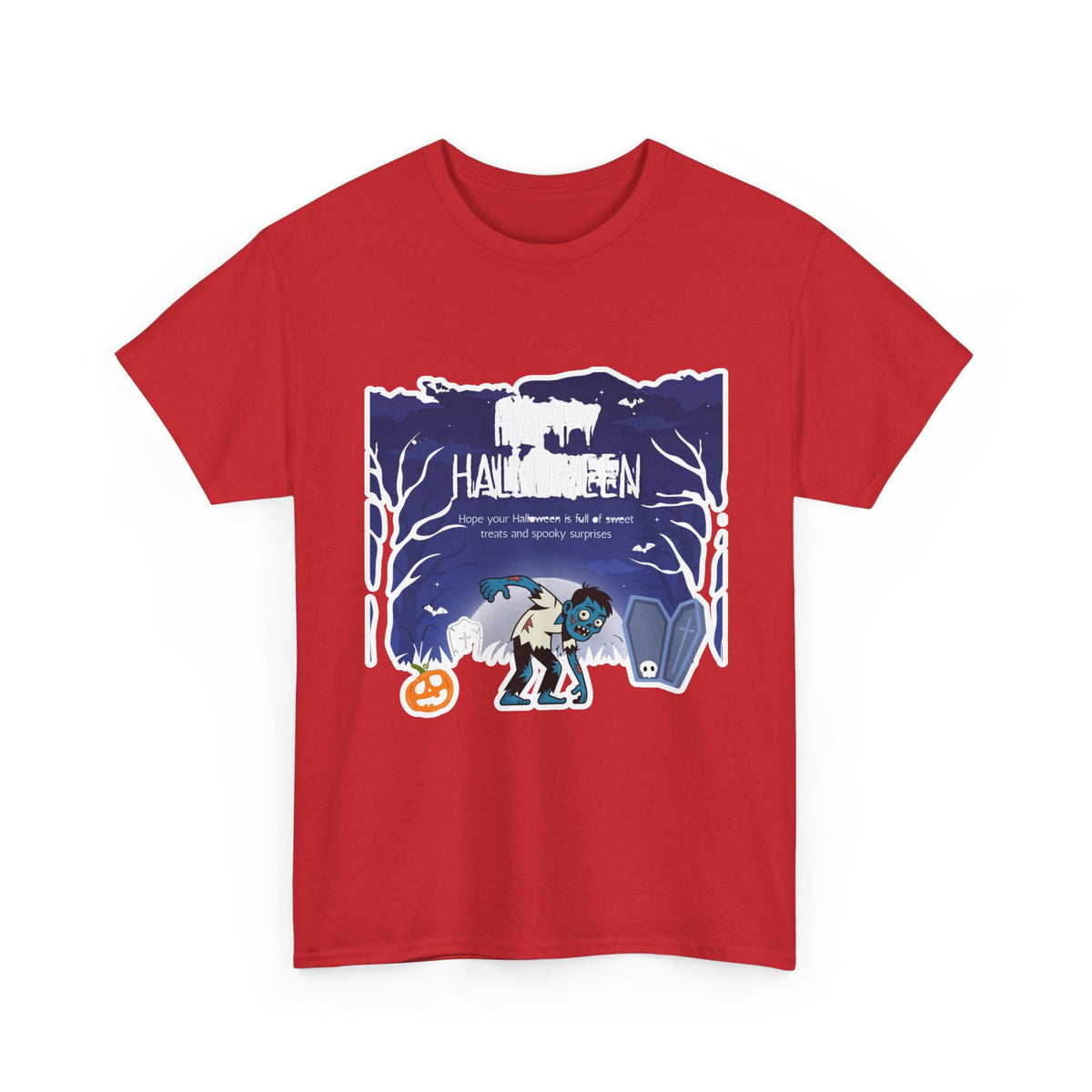 Happy Halloween Cute Witch T-Shirt — Halloween Graphic Tee for Kids & Adults