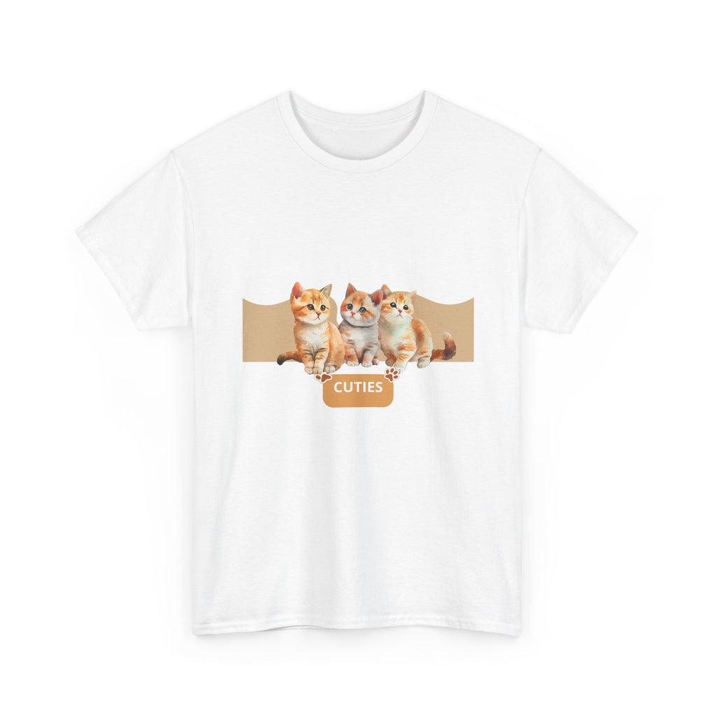 Cute Kittens "Cuties" T-Shirt - Adorable Cat Graphic Tee for Cat Lovers