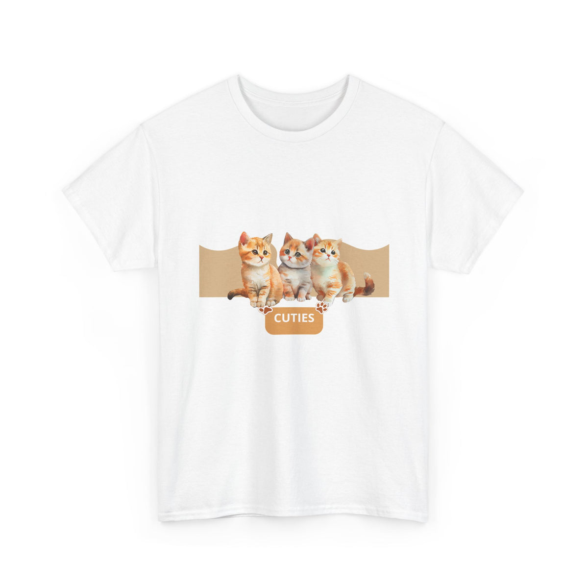 Cute Kittens "Cuties" T-Shirt - Adorable Cat Graphic Tee for Cat Lovers
