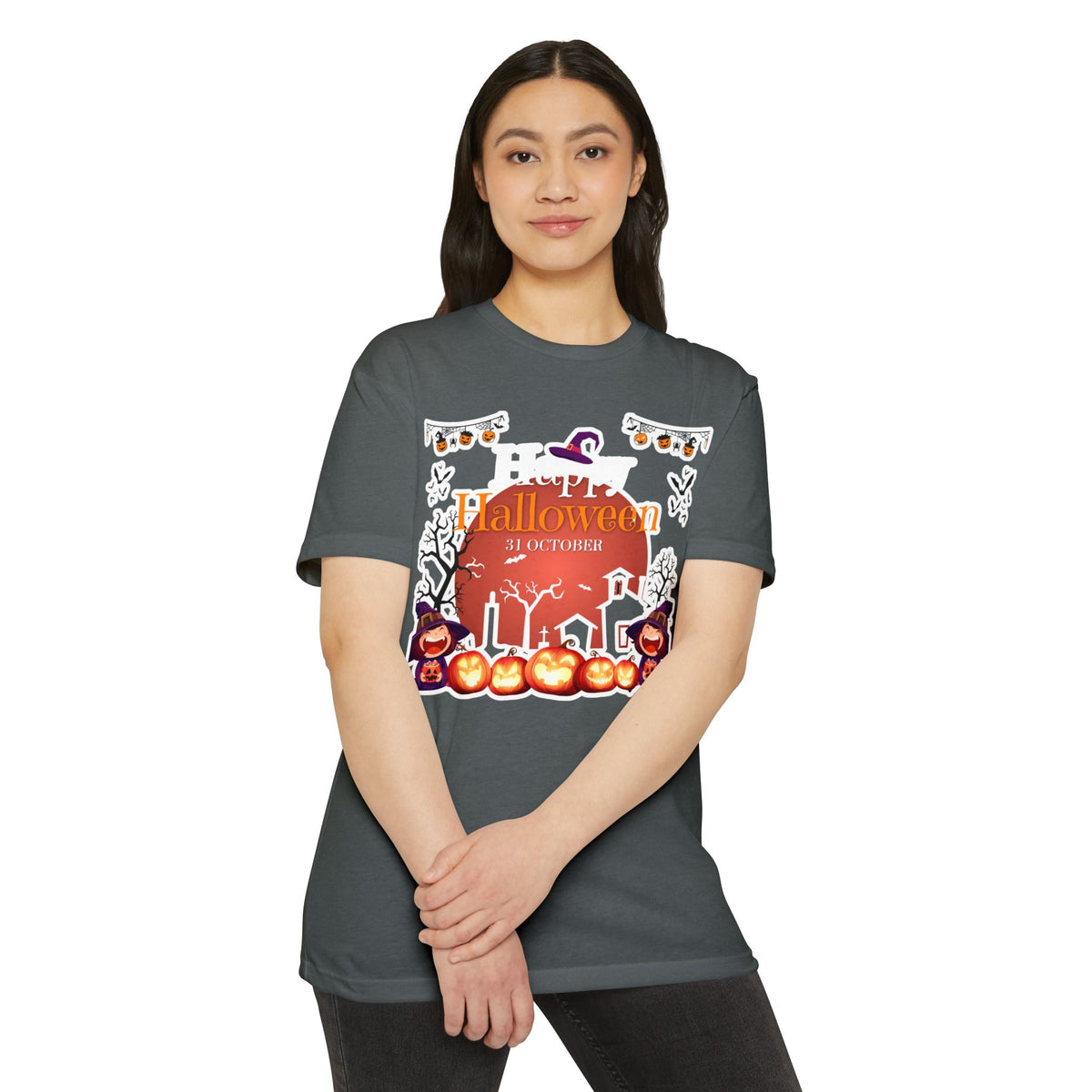 Halloween Pumpkin Haunted House T-Shirt