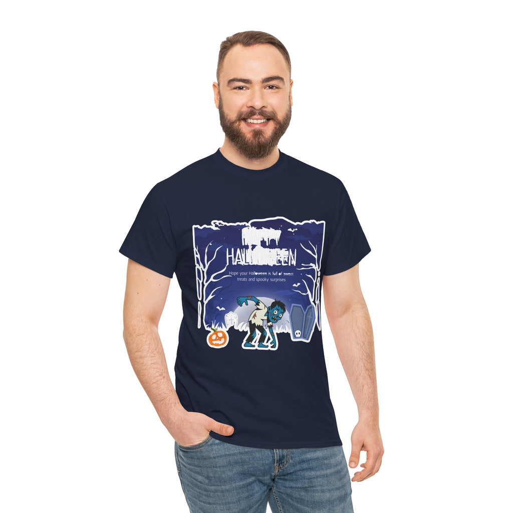 Happy Halloween Cute Witch T-Shirt — Halloween Graphic Tee for Kids & Adults