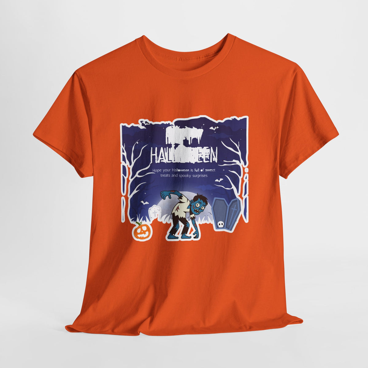 Happy Halloween Cute Witch T-Shirt — Halloween Graphic Tee for Kids & Adults