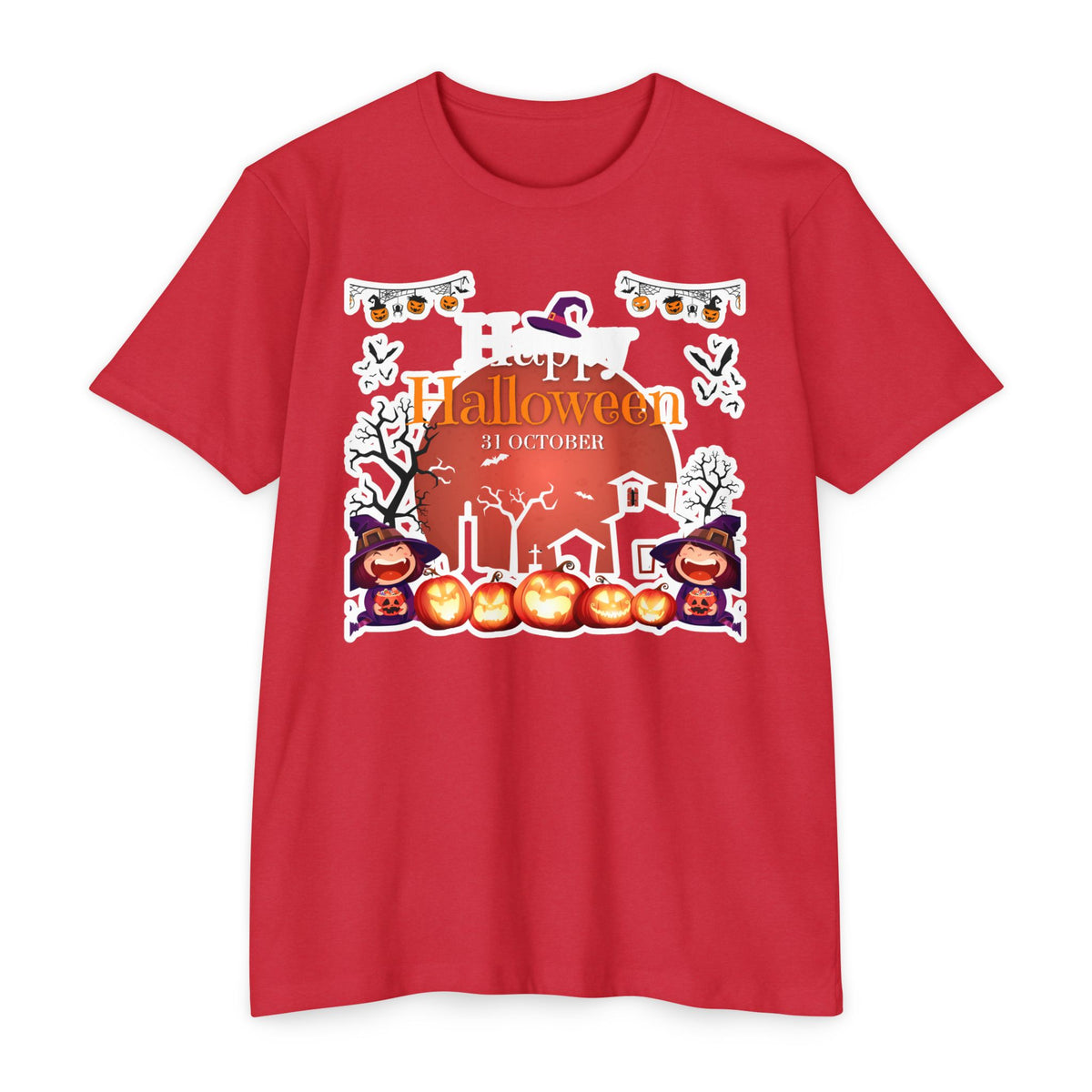 Halloween Pumpkin Haunted House T-Shirt