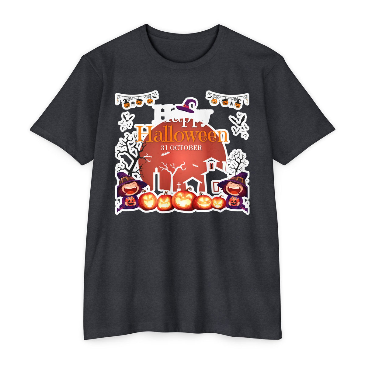 Halloween Pumpkin Haunted House T-Shirt