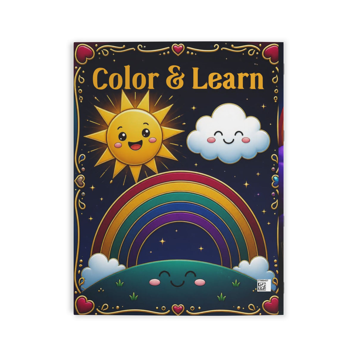 Color & Learn Coloring Book for Kids — Educational Preschool Activity Book