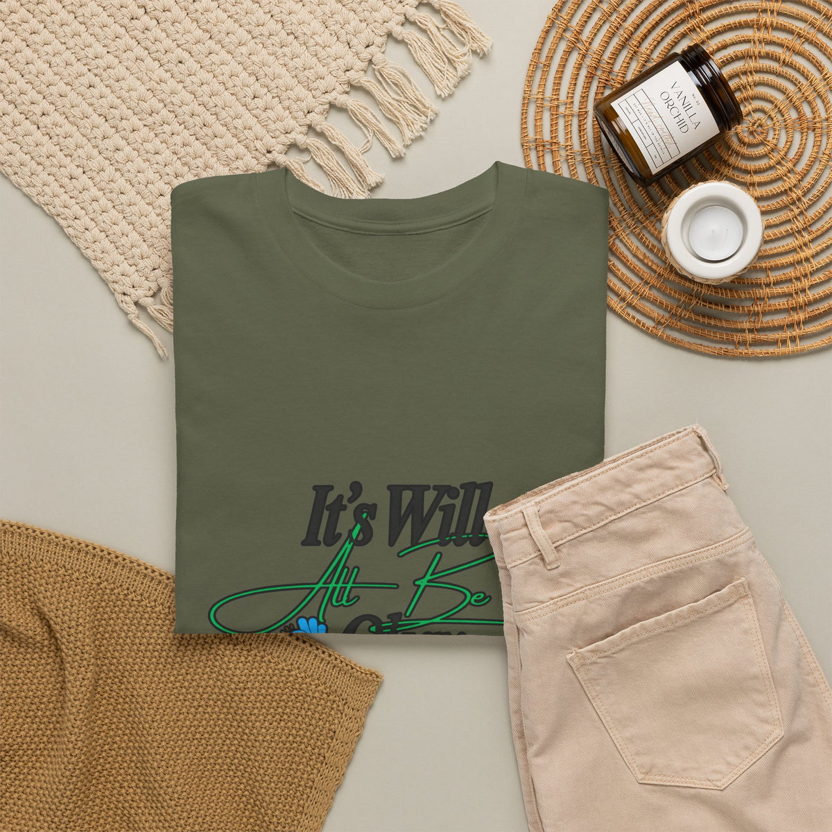 "It’s Will Be Okay" Comfort Tee — Inspirational Casual T-Shirt