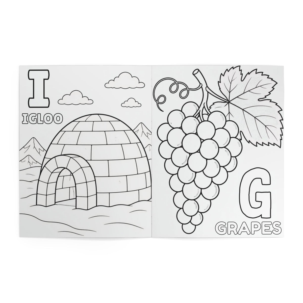 Color & Learn Coloring Book for Kids — Educational Preschool Activity Book