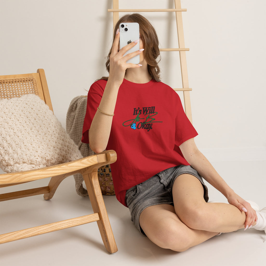 "It’s Will Be Okay" Comfort Tee — Inspirational Casual T-Shirt