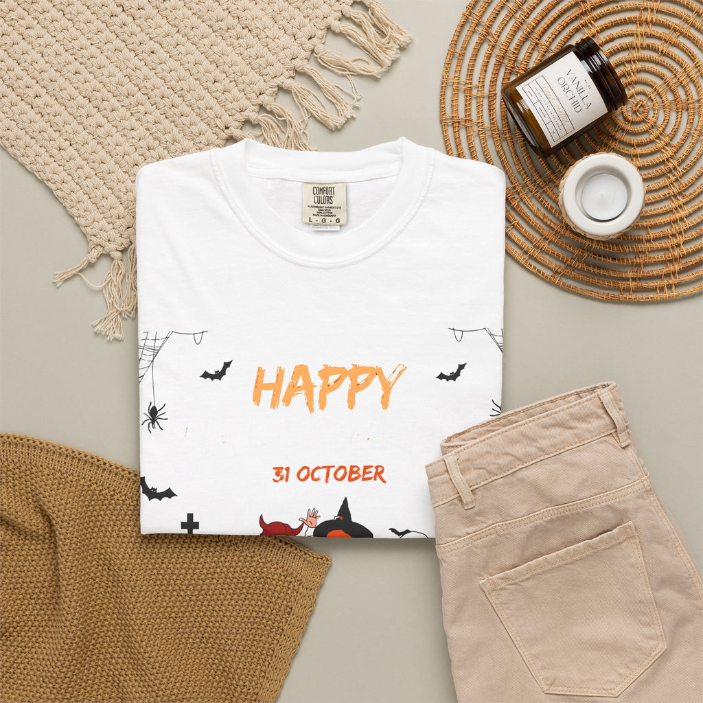 Halloween Kids Costume Tee — "Happy 31 October" Trick-or-Treat Shirt