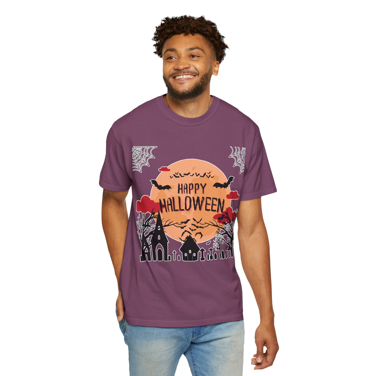 Happy Halloween Haunted Village T-Shirt