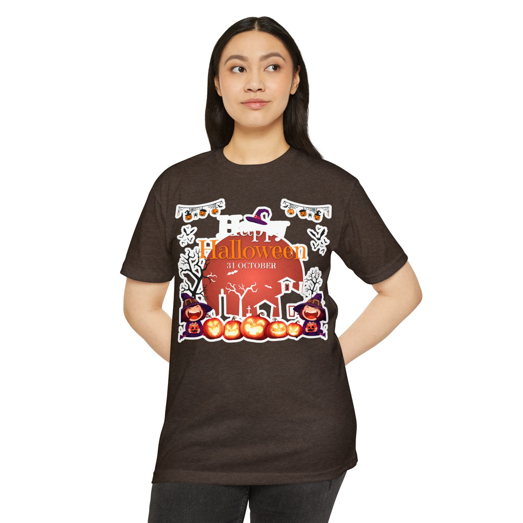 Halloween Pumpkin Haunted House T-Shirt