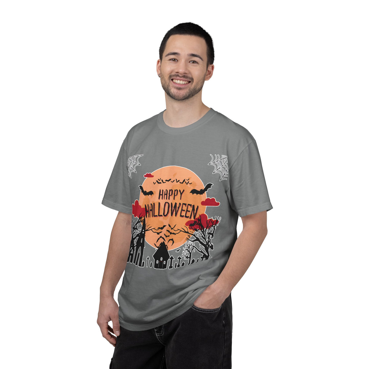 Happy Halloween Haunted Village T-Shirt