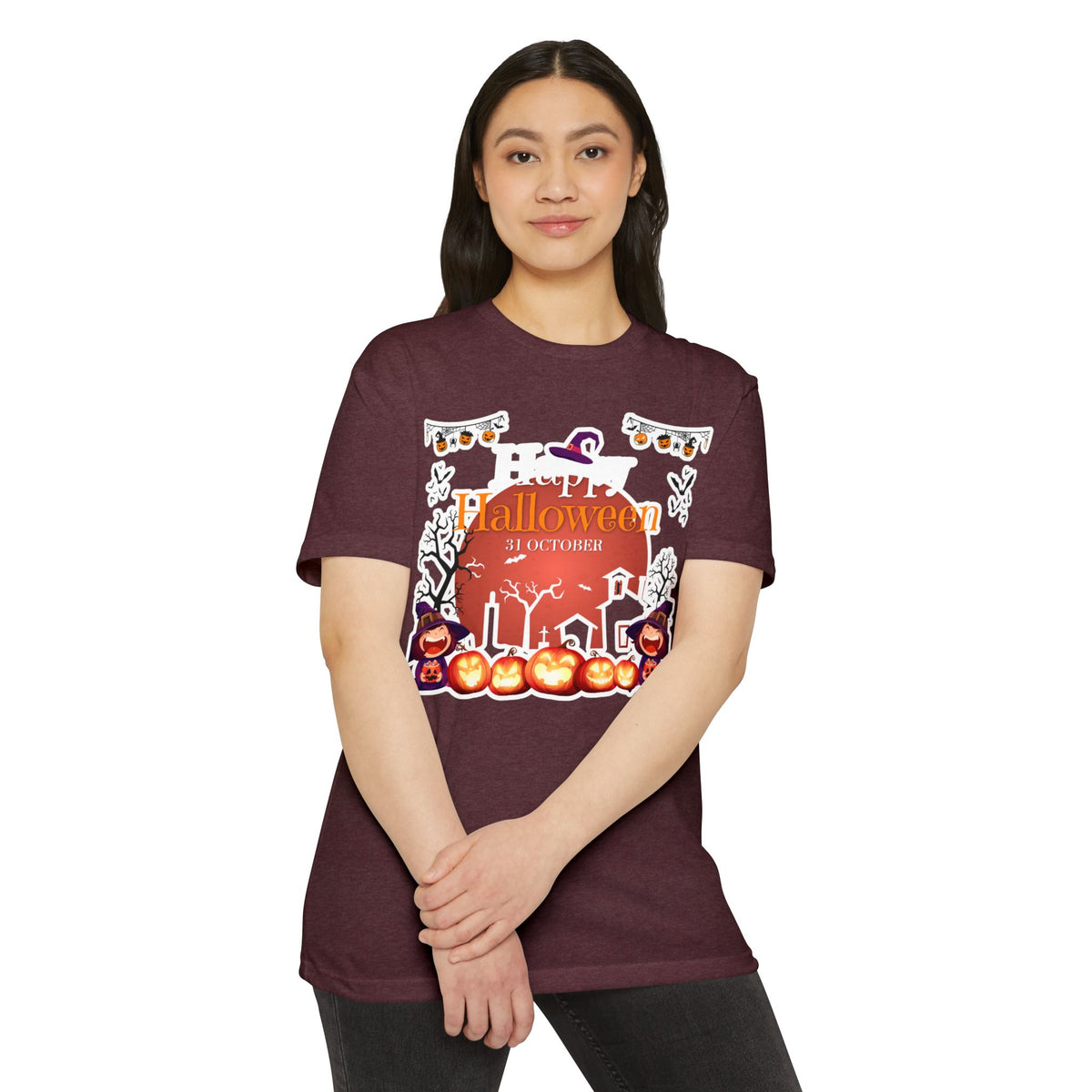 Halloween Pumpkin Haunted House T-Shirt