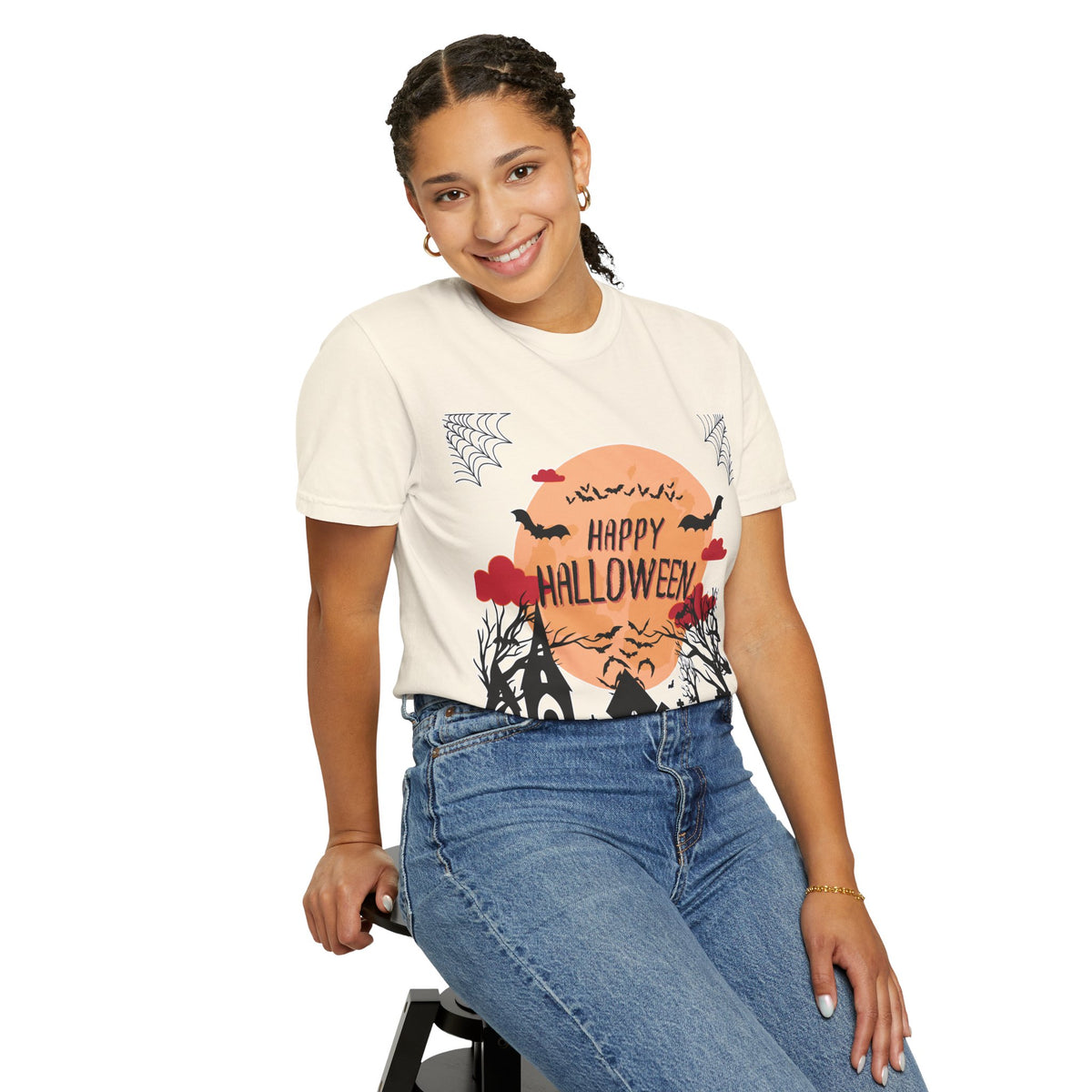 Happy Halloween Haunted Village T-Shirt