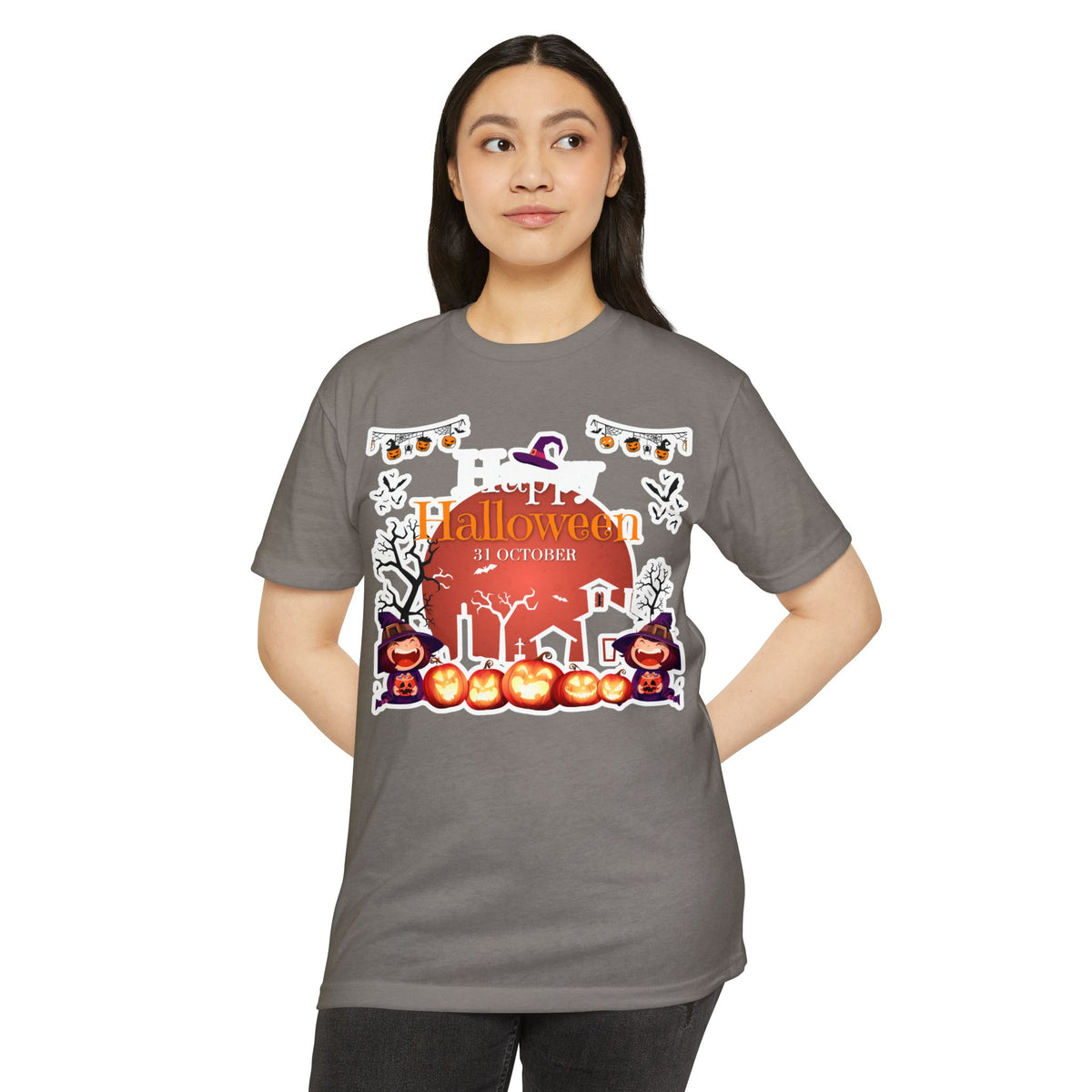 Halloween Pumpkin Haunted House T-Shirt