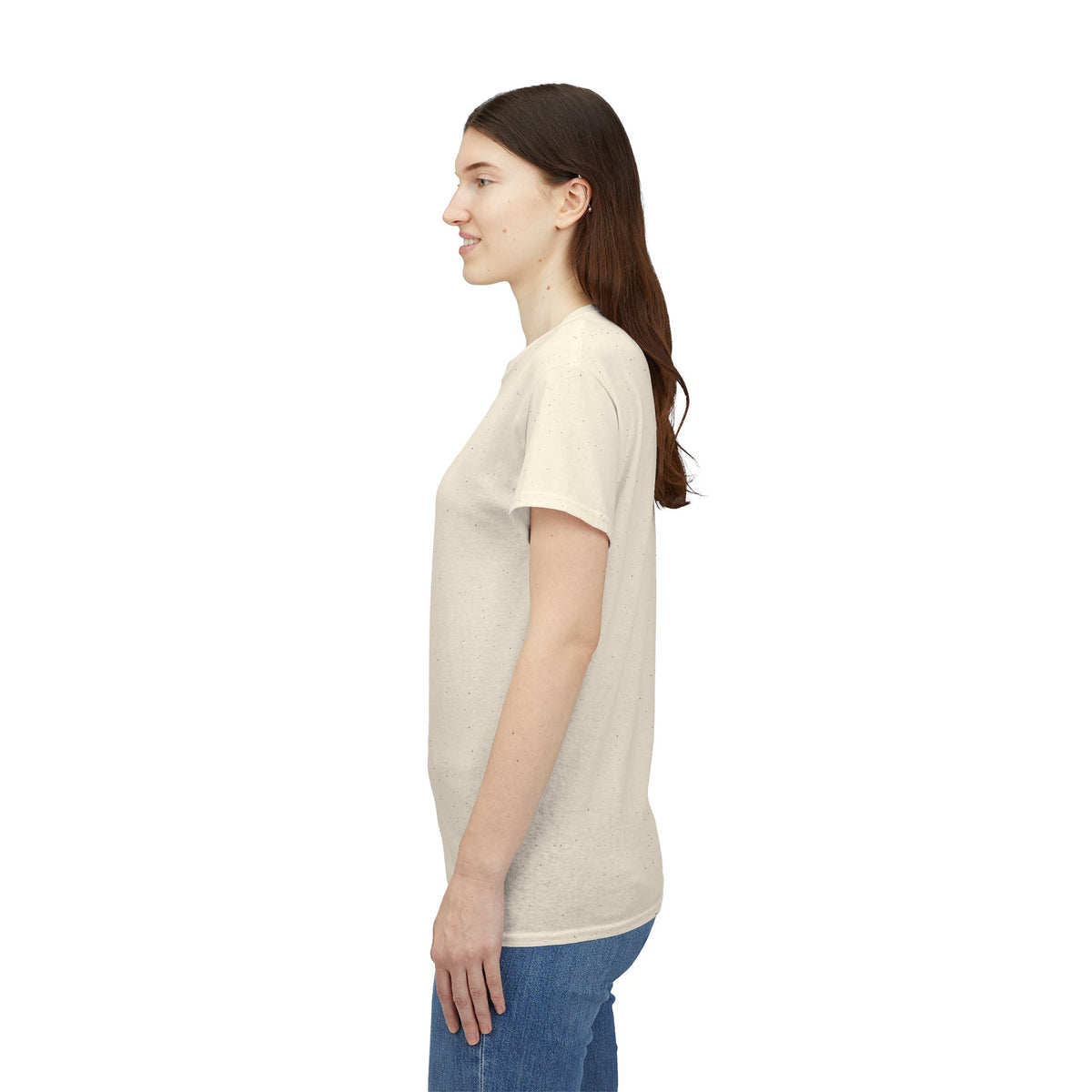 T-Shirt — I Live, I Study Graphic Tee (Minimalist Floral Collage)
