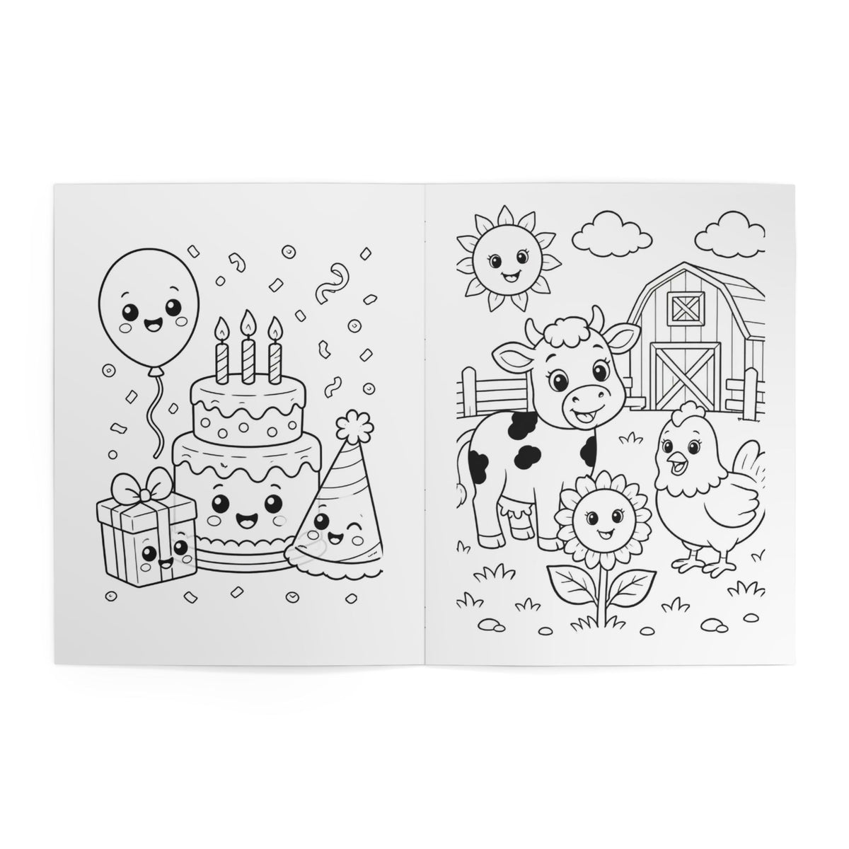 Cute Cats Coloring Book — Relaxing Cat Coloring for Kids & Adults