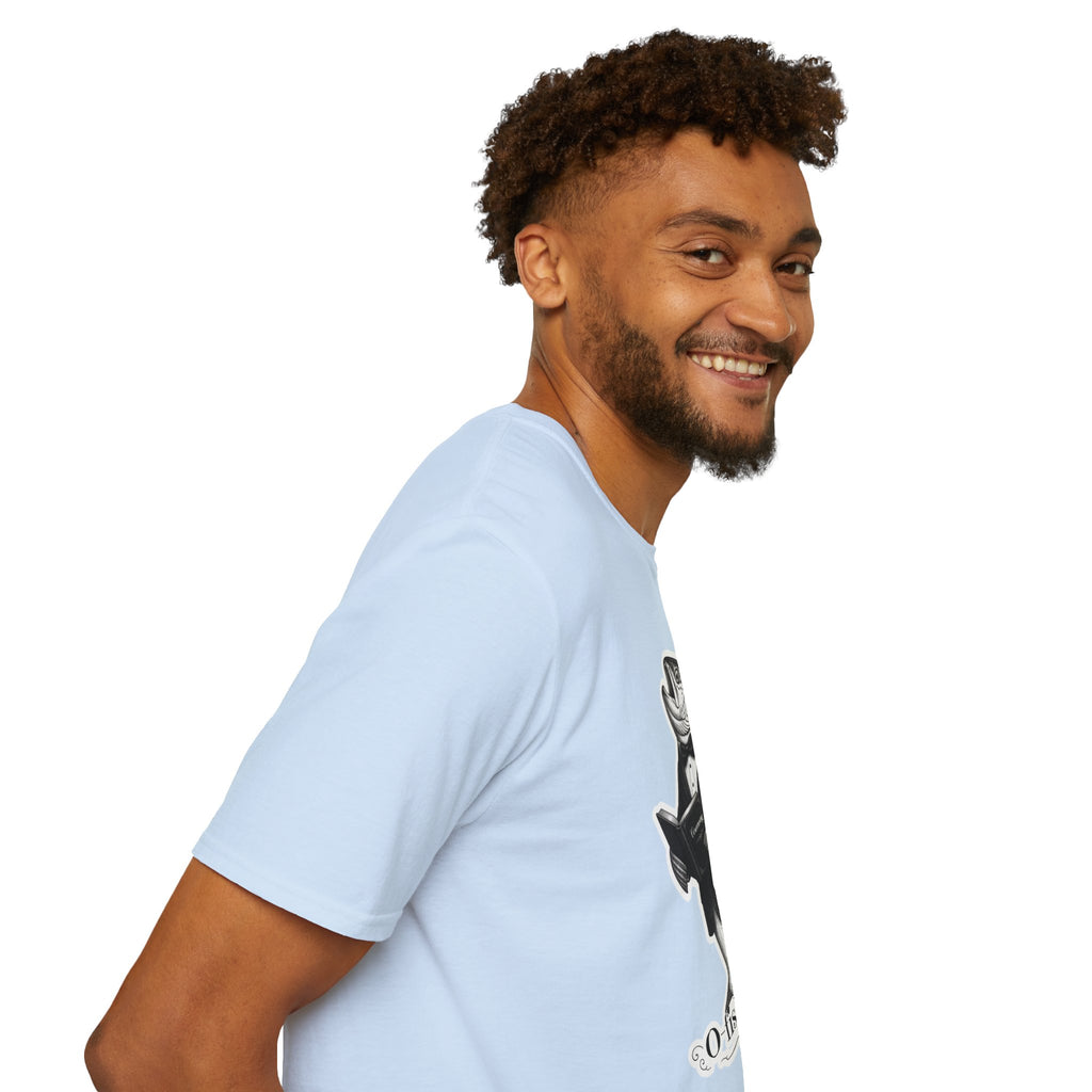 Salmon Gentleman T-Shirt — Dapper Fish Graphic Tee