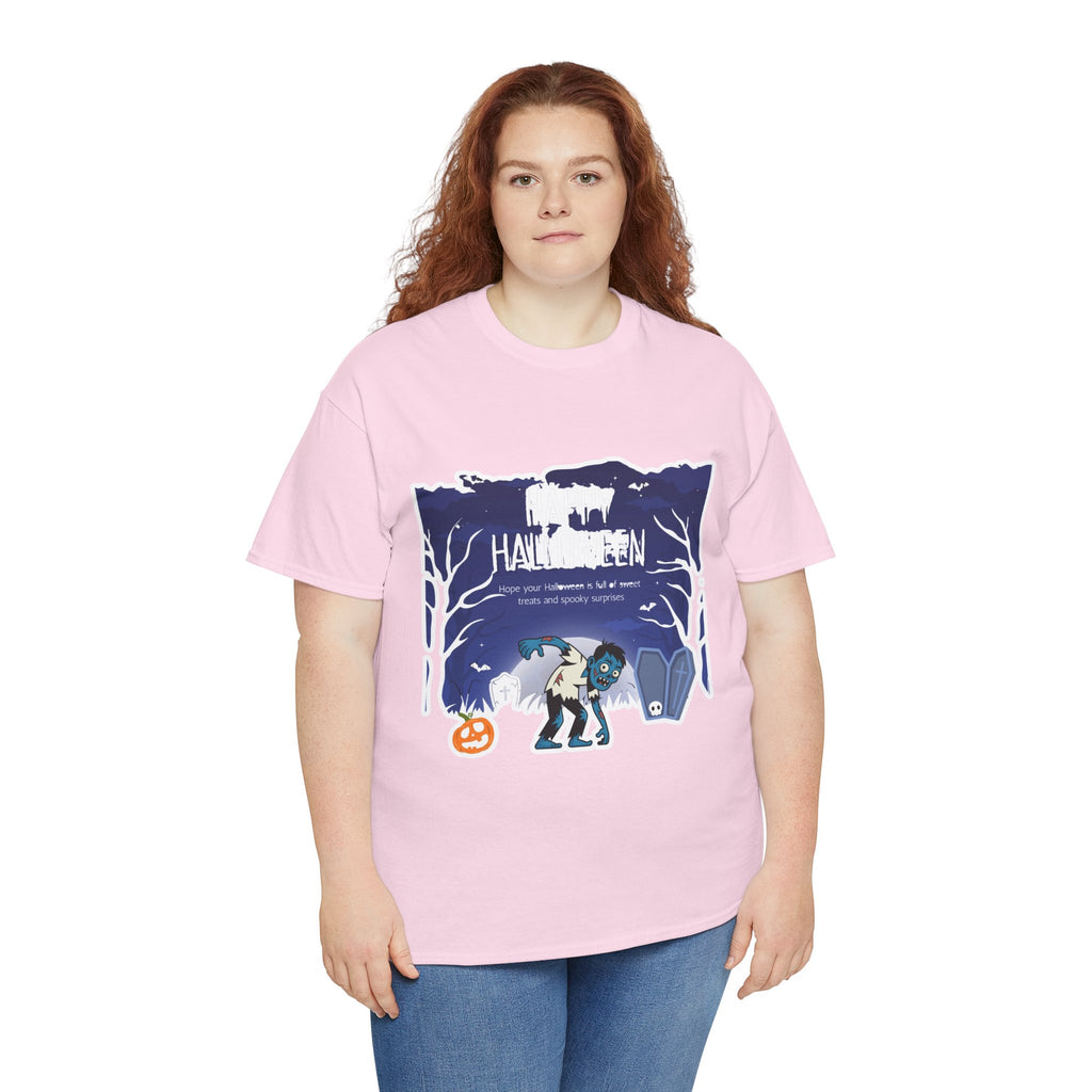 Happy Halloween Cute Witch T-Shirt — Halloween Graphic Tee for Kids & Adults