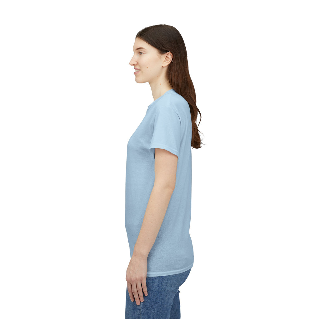 T-Shirt — I Live, I Study Graphic Tee (Minimalist Floral Collage)