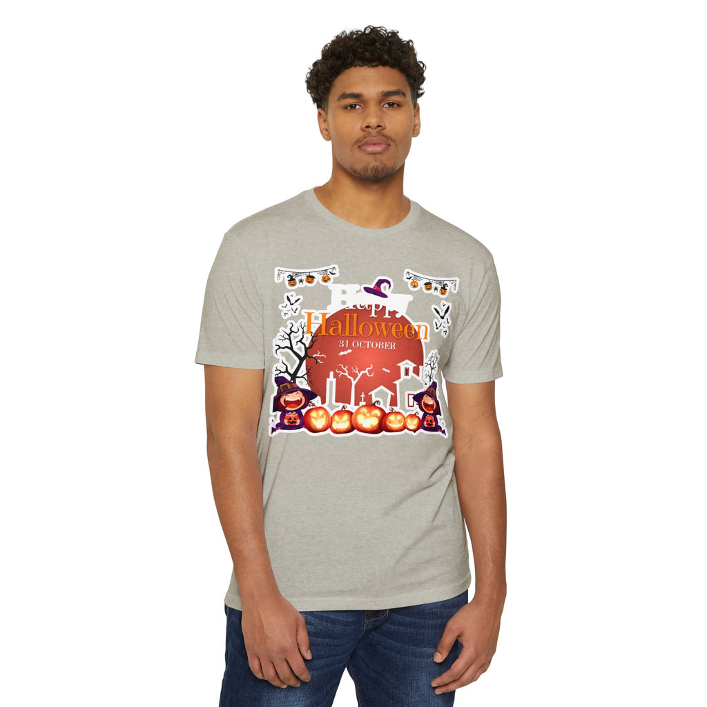 Halloween Pumpkin Haunted House T-Shirt