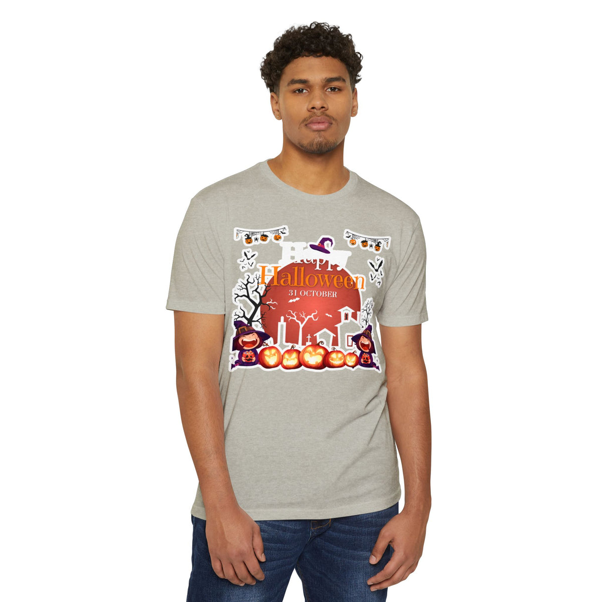 Halloween Pumpkin Haunted House T-Shirt
