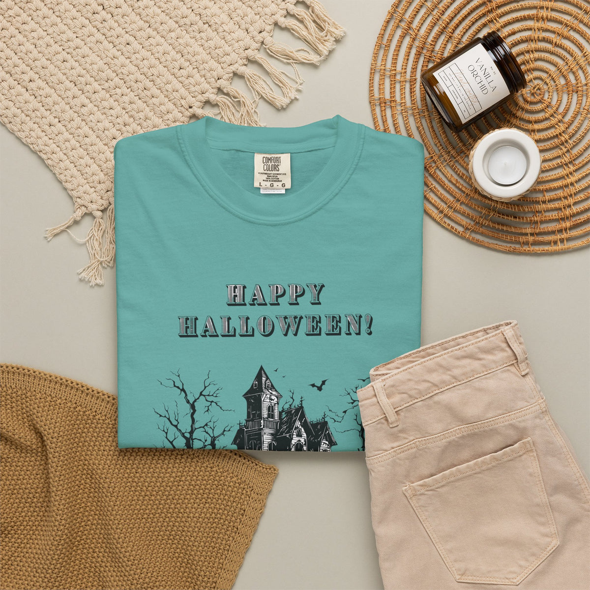 Happy Halloween Haunted House T-Shirt