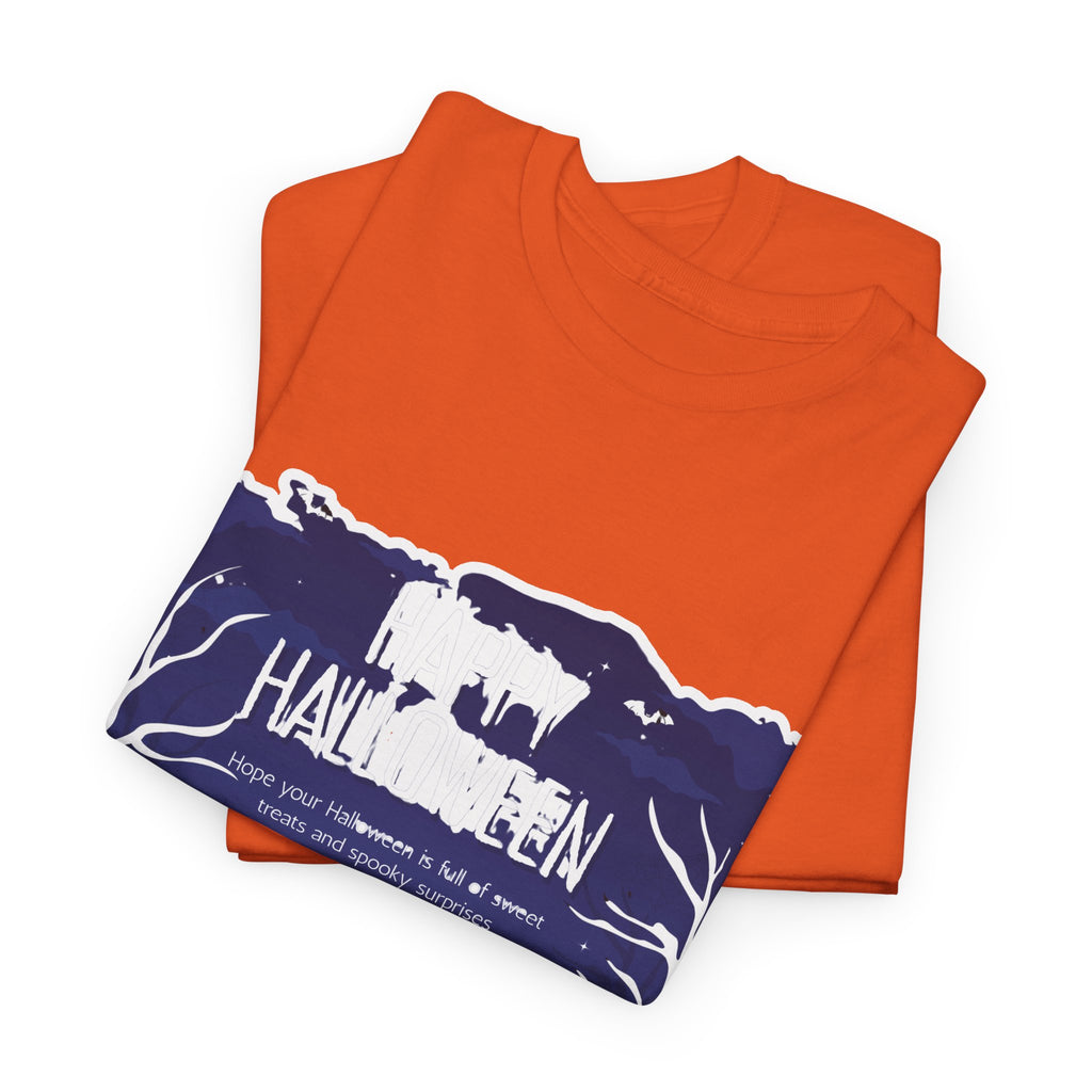 Happy Halloween Cute Witch T-Shirt — Halloween Graphic Tee for Kids & Adults