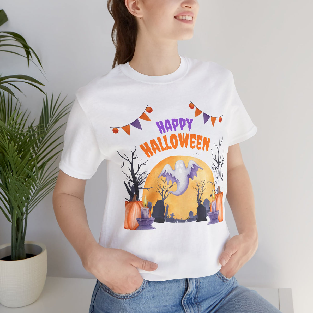 Happy Halloween Ghost T-Shirt