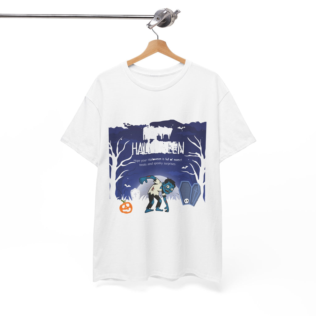 Happy Halloween Cute Witch T-Shirt — Halloween Graphic Tee for Kids & Adults
