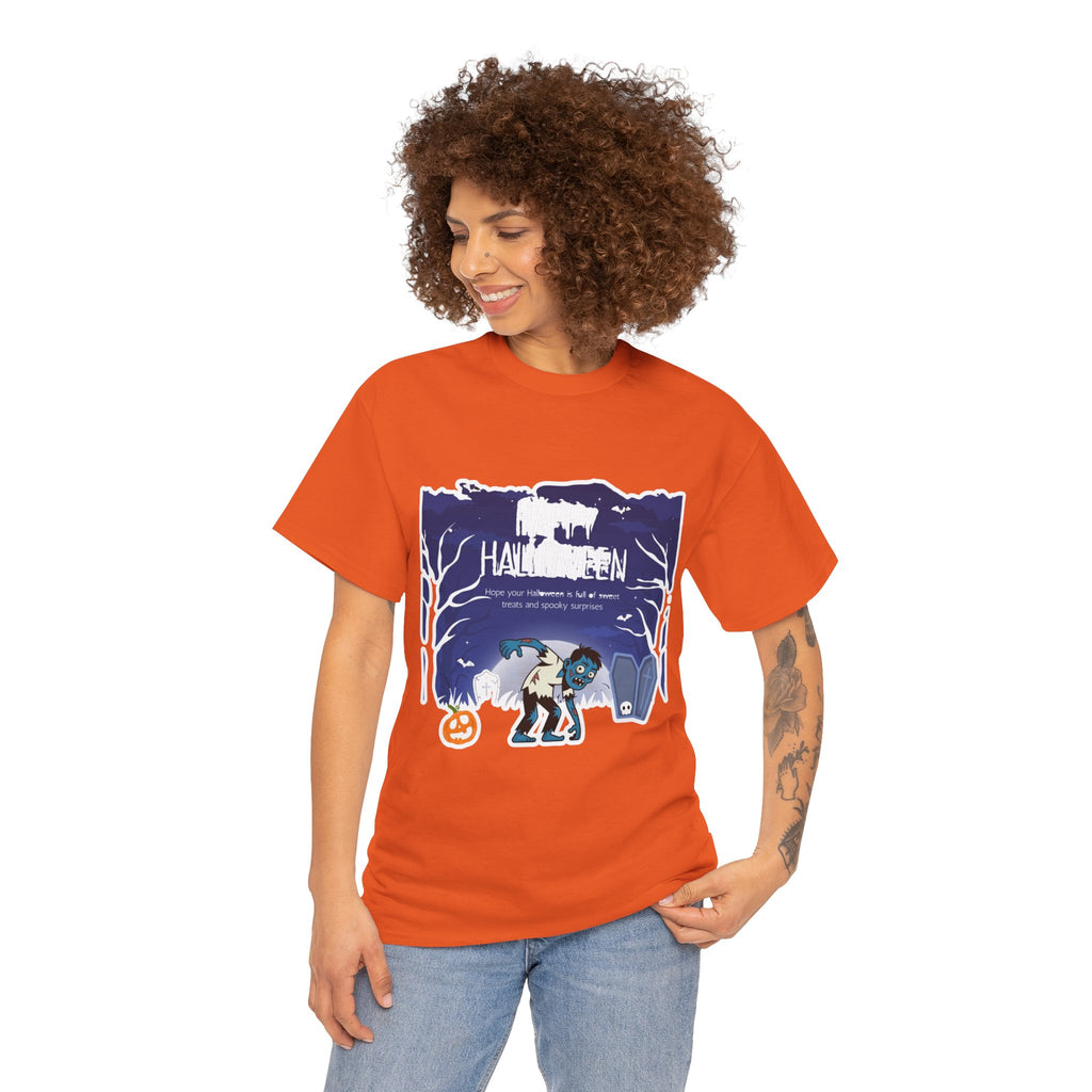 Happy Halloween Cute Witch T-Shirt — Halloween Graphic Tee for Kids & Adults