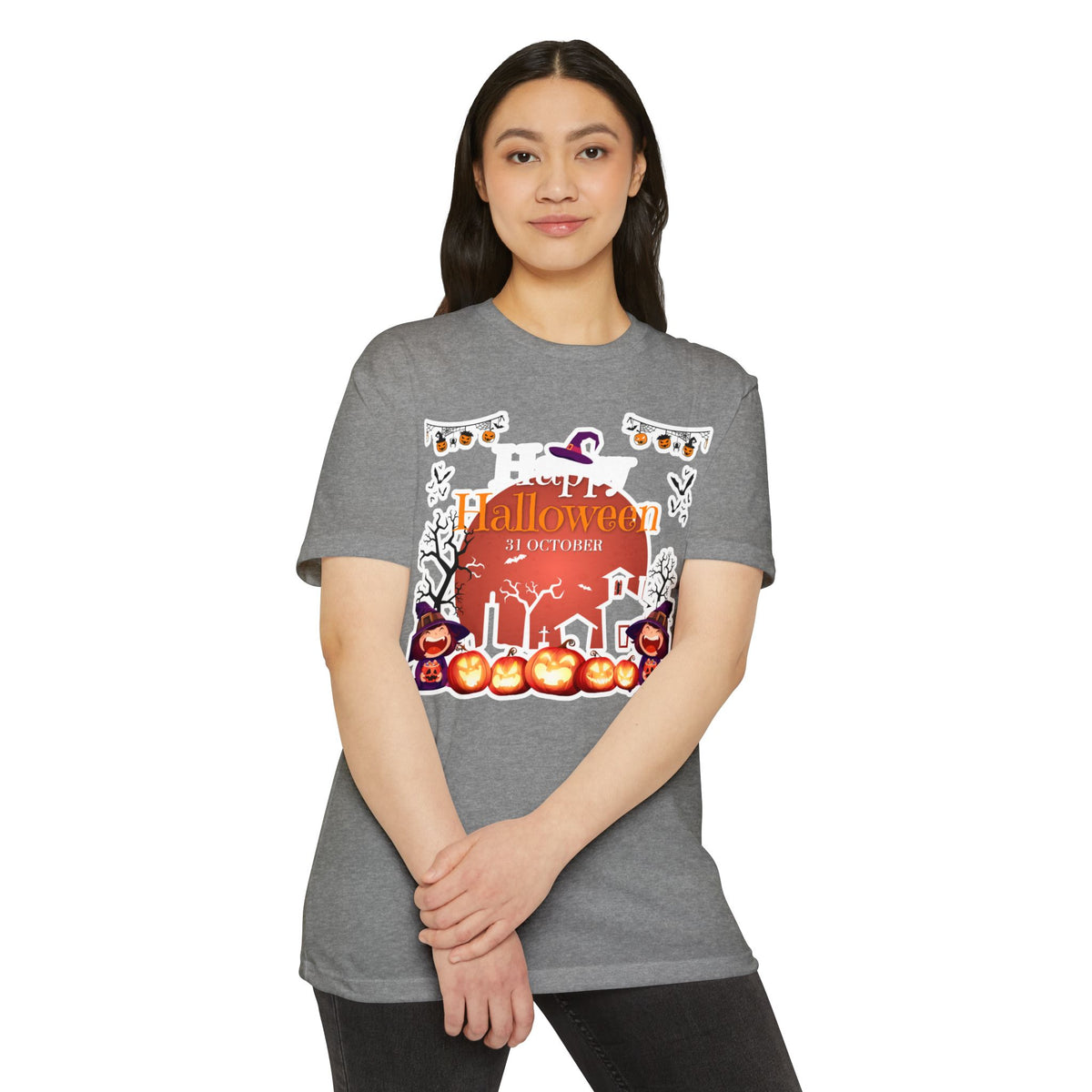 Halloween Pumpkin Haunted House T-Shirt