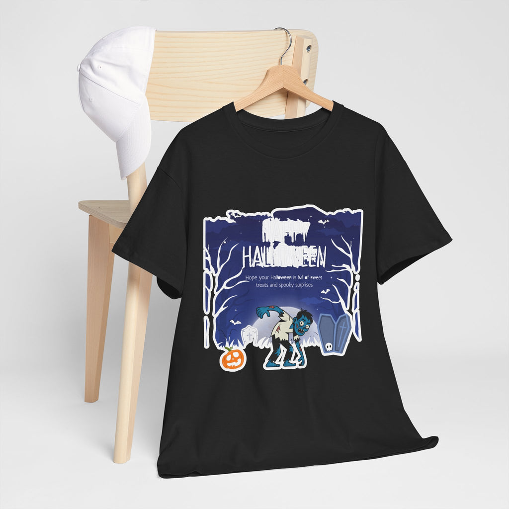 Happy Halloween Cute Witch T-Shirt — Halloween Graphic Tee for Kids & Adults